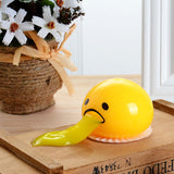 SQUISHY PUKING EGG YOLK STRESS BALL WITH YELLOW GOOP