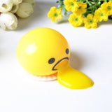 SQUISHY PUKING EGG YOLK STRESS BALL WITH YELLOW GOOP
