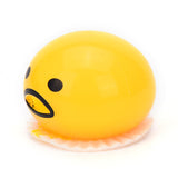 SQUISHY PUKING EGG YOLK STRESS BALL WITH YELLOW GOOP