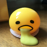SQUISHY PUKING EGG YOLK STRESS BALL WITH YELLOW GOOP